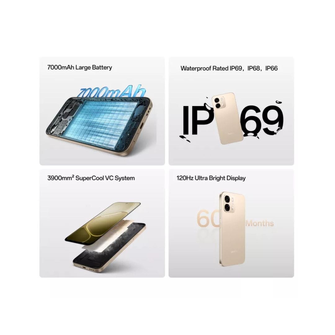 Oppo A6 Pro 5G 8GB 128GB Aurora Gold - Image 5